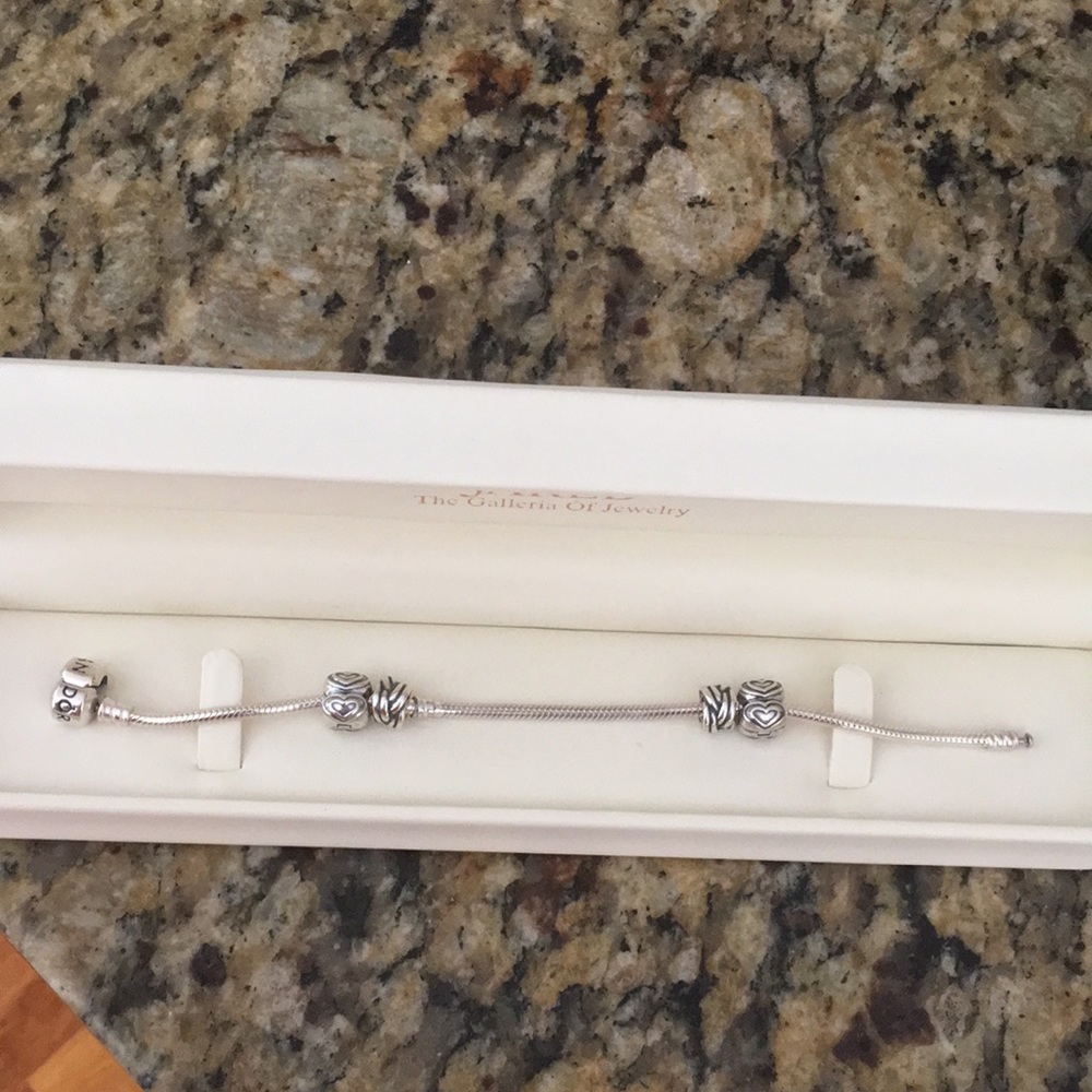 silver pandora bracelet